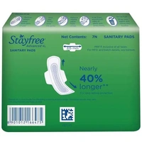 STAYFREE Sanitary Pads - Advanced Xl Soft Ultra-Thin, with Wings, 7 Pads - Xl, 7 PCS
