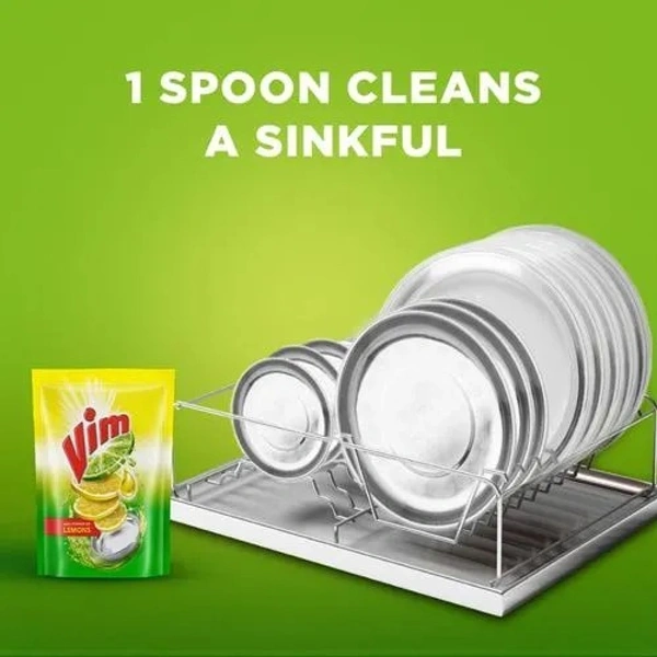 Vim Dishwash Liquid - Gel Lemon, 750 ml Bottle - 750 ML, Gel Lemon