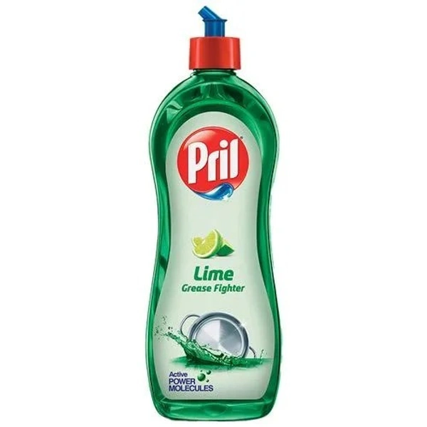 Pril Liquid Green Dishwash Gel 750 ml - 750 ml, Lime Grease Fighter