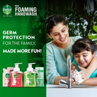 Dettol Foaming Handwash Pump - Strawberry, 250ml - 250 ml, Strawberry