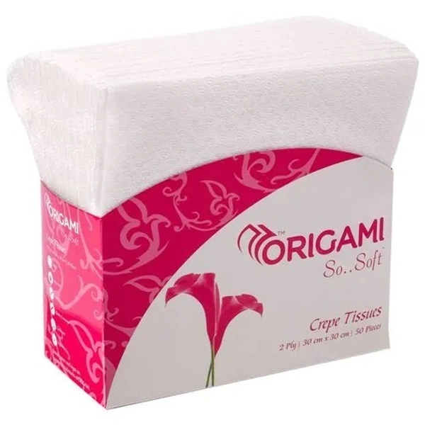 Origami So Soft 2 Ply Plain Table Top Box, 50 pcs - 1 PACK (50 Tissues)