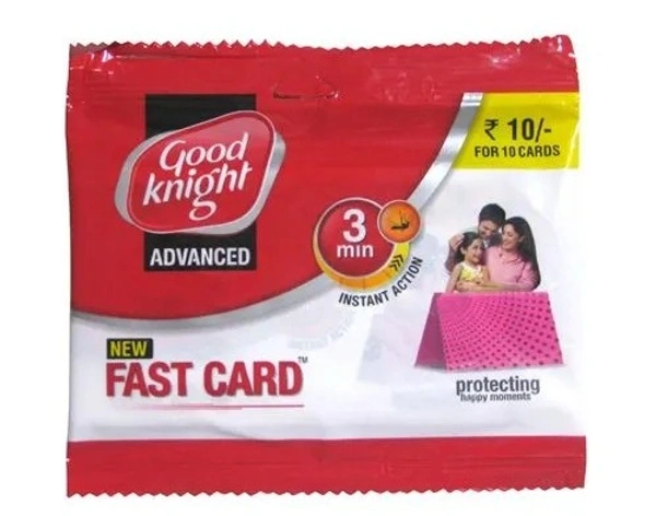 Good knight Fast Card - Mosquito Repellent Paper, 10 pcs - 10 pcs (pack of 1 )