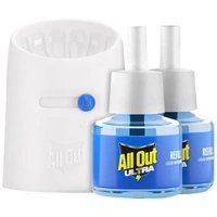 All Out Ultra Mosquito Repellant Combi Pack - Kills Dengue Mosquitoes, 3 pcs (Machine + 2 Refills) - Machine + 2 Refills