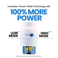 All Out Ultra Mosquito Repellant Combi Pack - Kills Dengue Mosquitoes, 3 pcs (Machine + 2 Refills) - Machine + 2 Refills