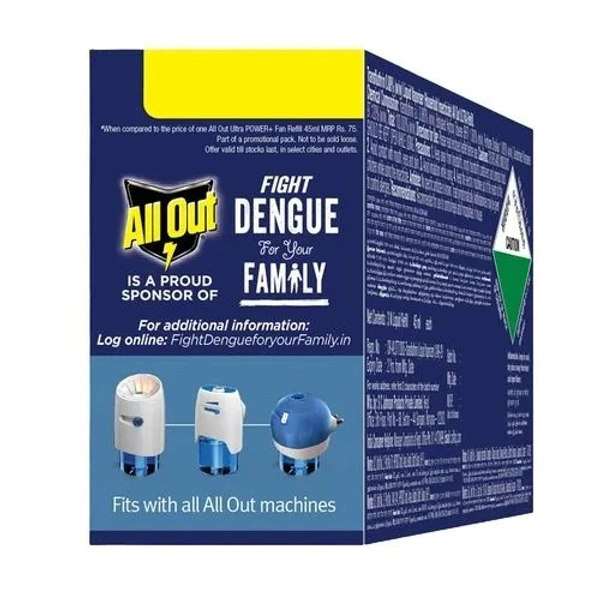 All Out Ultra Mosquito Repellant Refill, 45 ml (Pack of 3) - 45 ml (Pack of 3)