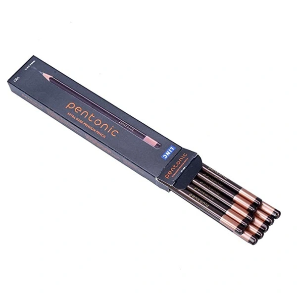LINC Pentonic Extra Dark Premium Pencil, Pack of 10 - Pack of 10