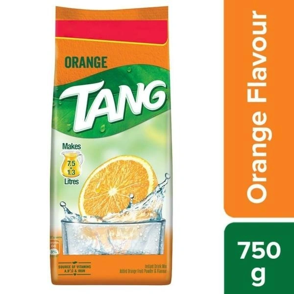 Tang Instant Drink Mix - Orange, 750 g Pouch - 750 gms, Orange