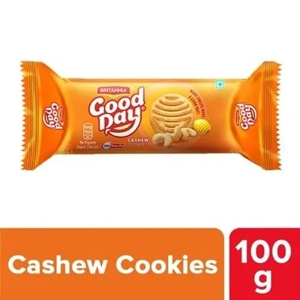 Britannia Good Day Cashew Cookies, 53 Gms - 100 Gms, Cashew Cookies