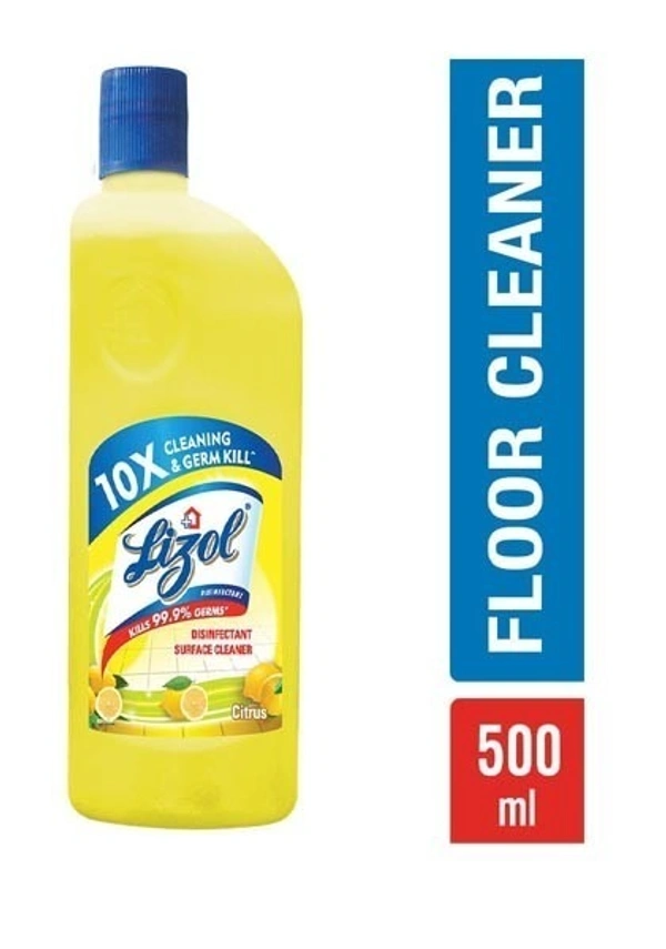 Lizol Citrus Disinfectant Floor Cleaner 625 ml - 625 ml, citrus
