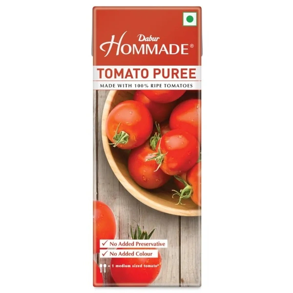 Dabur Hommade Tomato Puree  No Added Preservatives, 200 g - 200 GMS