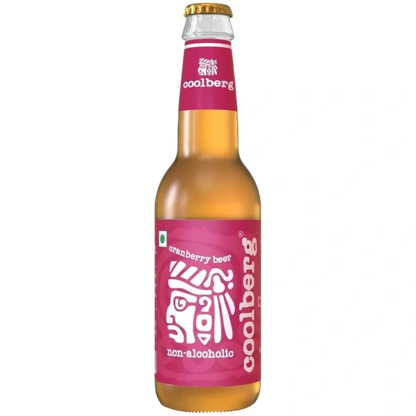 Coolberg Non Alcoholic Beer - Cranberry, 330 ml Bottle - 330 ml, Cranberry