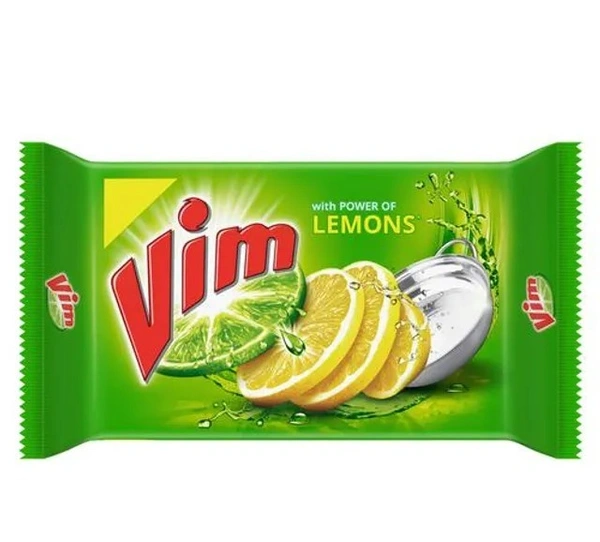 Vim Dishwash Bar Lemon, 125 g