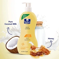 Parachute Advansed Soft Touch Body Lotion for Women & Men, All Skin types, 400ml  - 400 ML, Coconut Milk & Honey