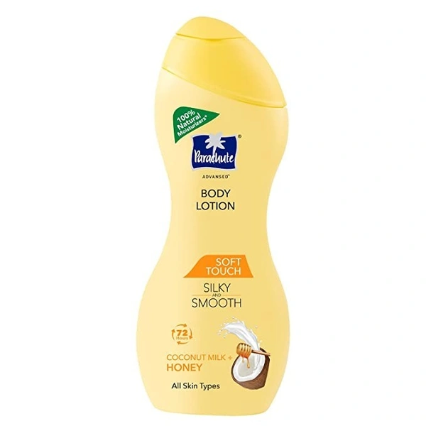 Parachute Advansed Soft Touch Body Lotion for Women & Men, All Skin types, 250ml  - 250 ml, Pure Coconut Milk & Honey