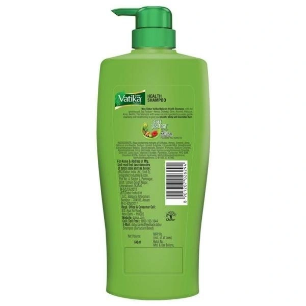 Dabur Vatika Health Shampoo 640 ml - 640 ML, Health Shampoo
