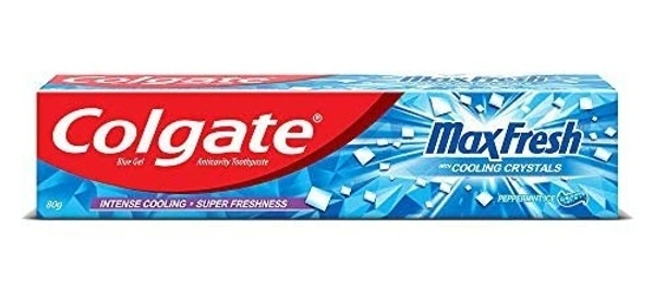 Colgate Max Fresh Peppermint Ice Toothpaste : 150  gms - 150 Gms, peppermint ice
