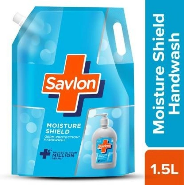 Savlon Moisture Shield Hand Wash Pouch  (1500 ml) - 1500 ml