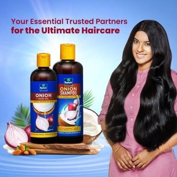 Parachute Advansed Onion Hair Oil for Hair Growth & Hair Shampoo for Hair Fall Control Hair Oil  (475 ml) - 475 ml