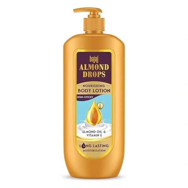 Bajaj Almond Drops Nourishing Body Lotion I Long Lasting Moisturization I Almond Oil & Vitamin E I 600ML - 600 ml