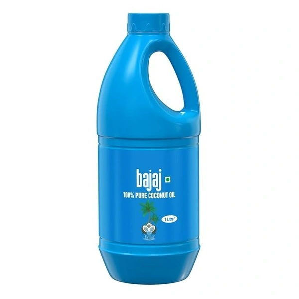 Bajaj 100% Pure Coconut Oil, 1 Ltr - 1000 ml