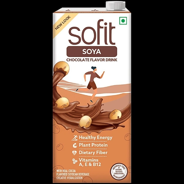 Sofit Soya Drink Chocolate flavored, 1000ml - 1000 ml