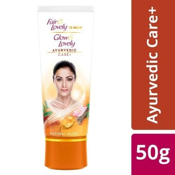 Glow & Lovely Natural Face Cream Ayurvedic Care+, 50 G