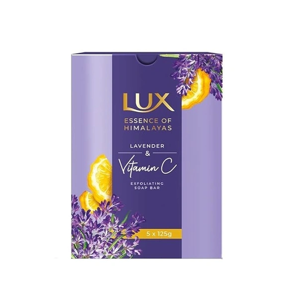 LUX LAVENDER & VITAMIN C EXFOLIATING SOAP 5x125g - 5*125g