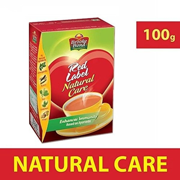 Brooke Bond Red Label Natural Care Tea 100Gms - 100 Gms