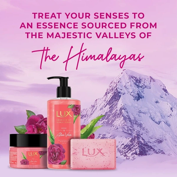 LUX ROSE & ALOEVERA EXFOLIATING SOAP 5x125g