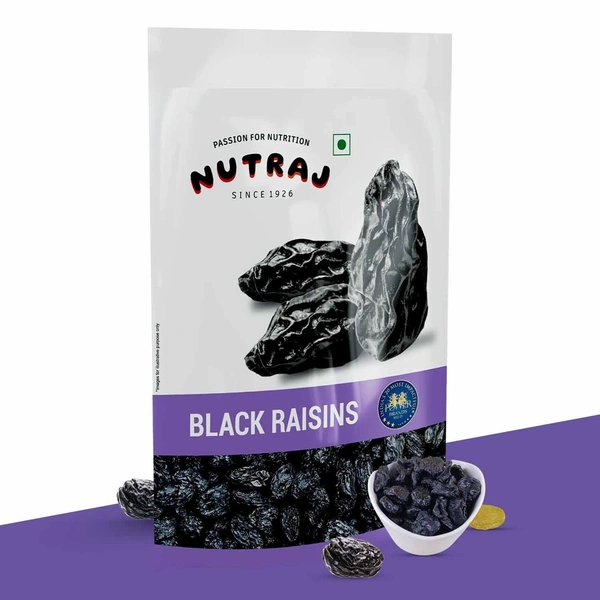 Nutraj Black Raisins 200g - 200 GMS