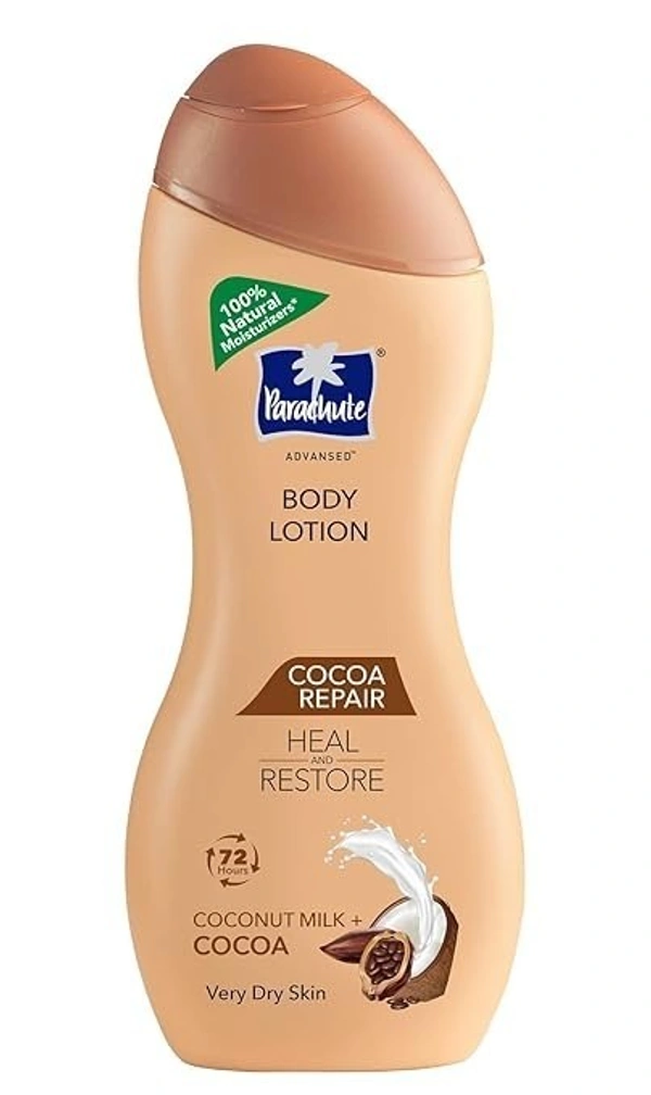 Parachute Advansed Cocoa Repair Body Lotion  250ml - 250 ML, Radiant Glow Serum, Coconut Milk, Vitamin-C