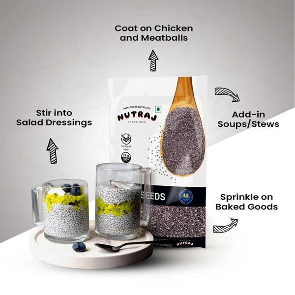 Nutraj Chia Seeds 200 Gms - 200 Gms