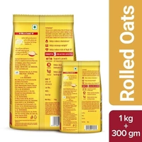 Saffola Creamy oats  1kg +300g  free - 1 kg + 300 g