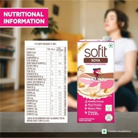 Sofit Soya Vanilla Flavor Milk 1 Ltr