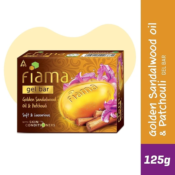 Fiama Golden sandalwood oil & patchouil bath soap  125g - 125 g