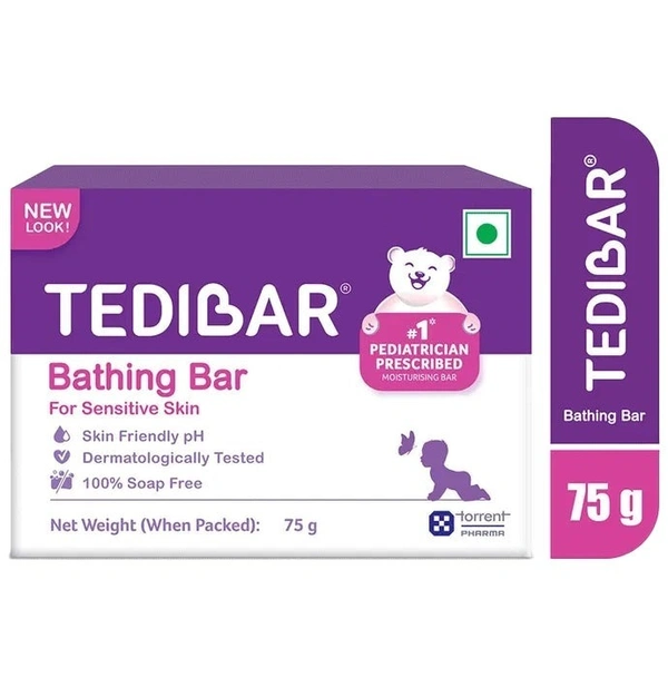 CURATIO Tedibar Bathing Bar  75gms - 75g