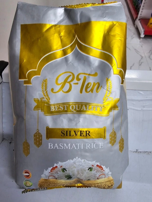 B Ten Silver Biryani Basmati Rice (బాస్మతి బియ్యం) : 1 kgs - 1 kgs