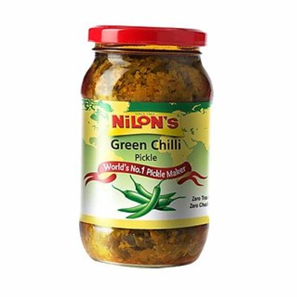 Nilons Green Chili Pickle  - 375g
