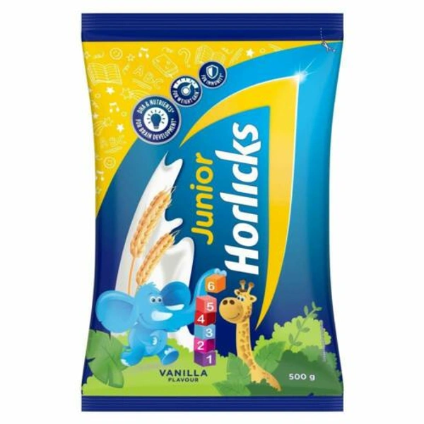 Junior Horlicks - 500g, Pouch Pack