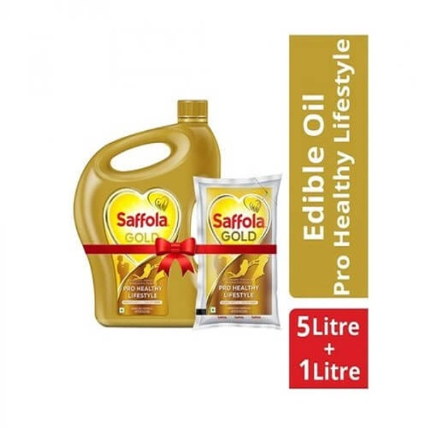 Saffola Gold Edible Oil - 5lt
