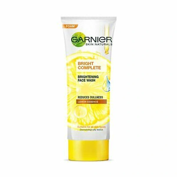 Garnier Bright Complete Face Wash - 150g, Vitamin C