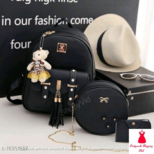 Leather Bags ( Pack Of 3 )