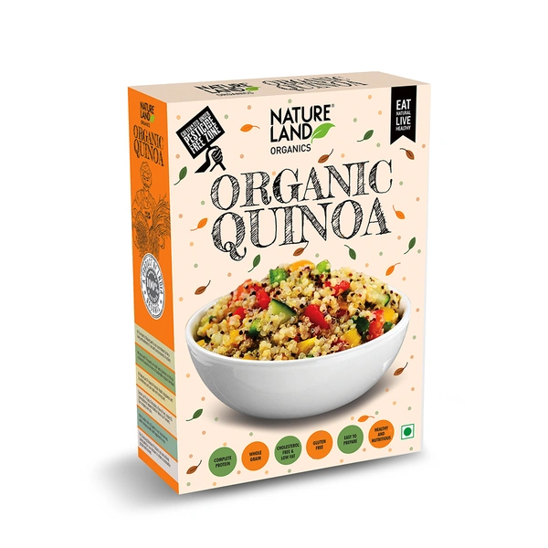 Nature Land Organics Quinoa 500 Gm - 500 GM