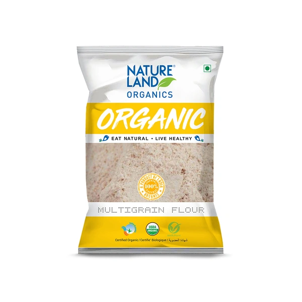 Nature Land Organics Multigrain Flour 750 Gm - 750 GM