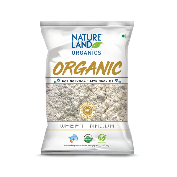 Nature Land Organics Wheat Maida 500 Gm - 500 GM