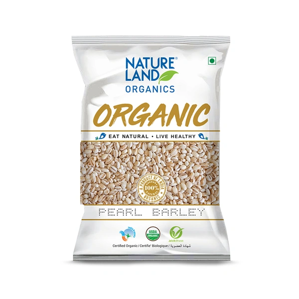 Nature Land Organics Pearl Barley 500 Gm - 500 GM