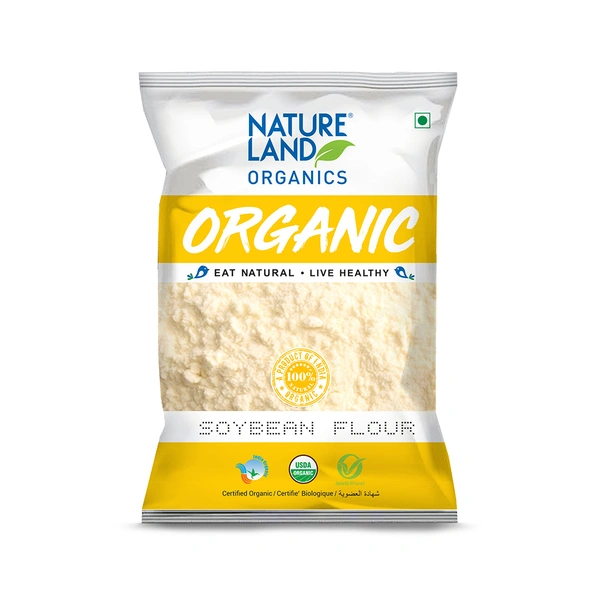 Nature Land Organics Soybean Flour 500 GM - 500 GM