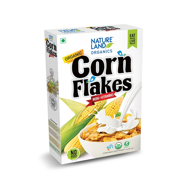 Nature Land Organics Corn Flakes 250 GM - 250 GM