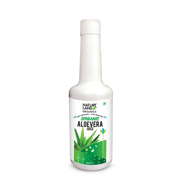 Nature Land Organics Aloevera Juice 500 ML - 500 ML
