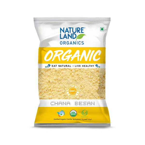 Nature Land Organics Chana Besan 500 GM - 500 GM